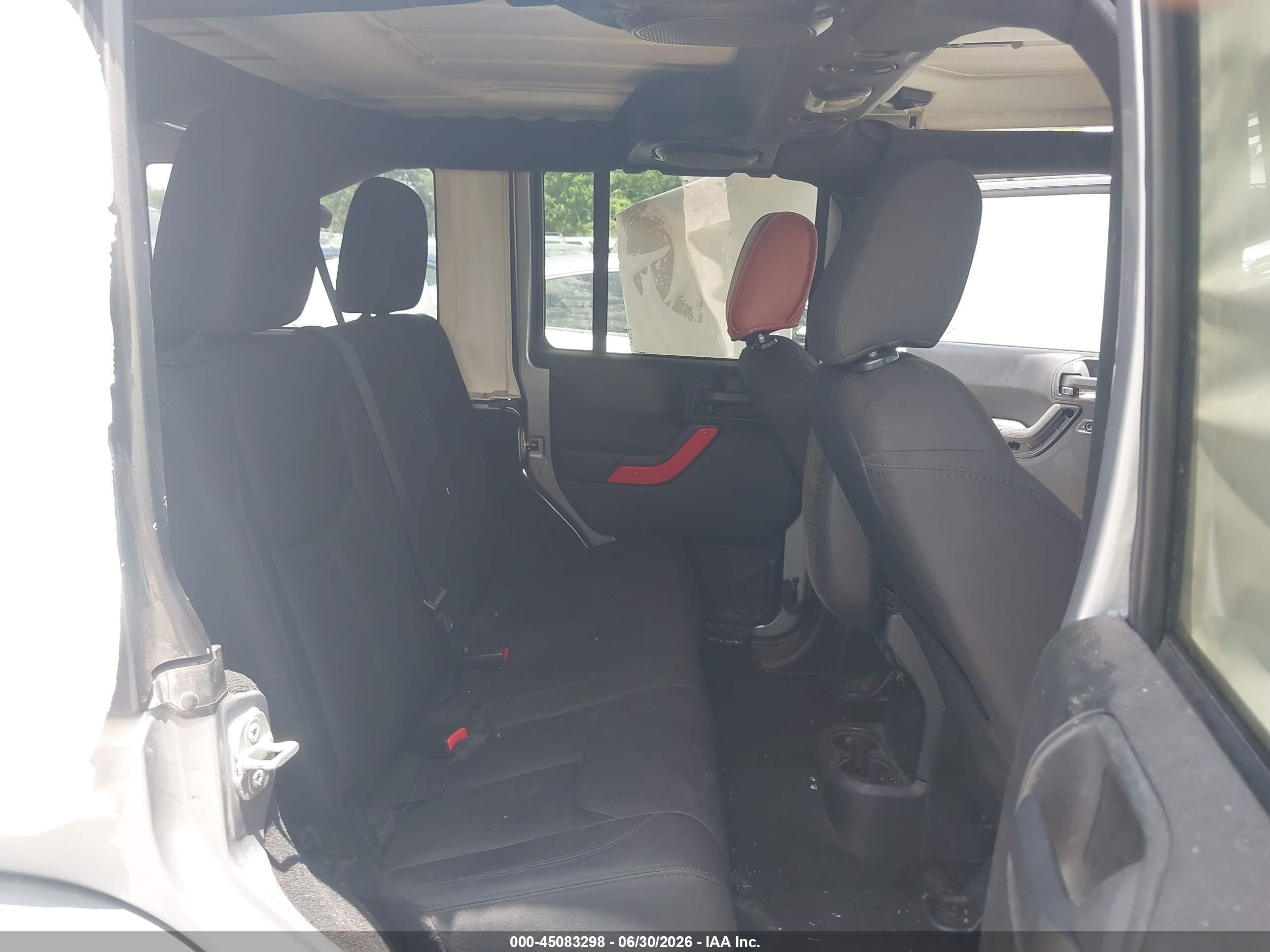 2014 Jeep Wrangler Unlimited Sport Gray vin: 1C4BJWDG9EL307107