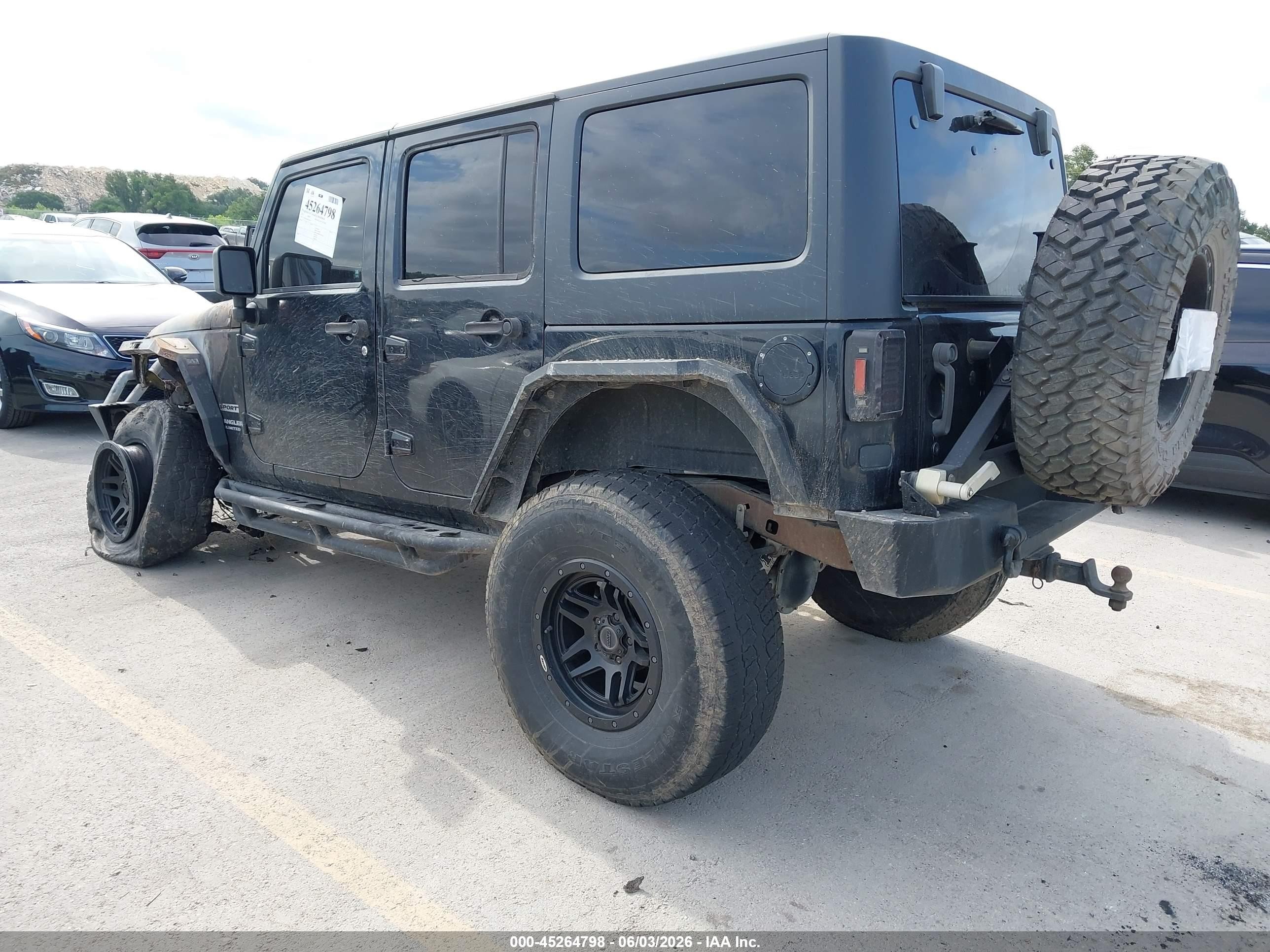 2015 Jeep Wrangler Unlimited Sport Black vin: 1C4BJWDG9FL501637