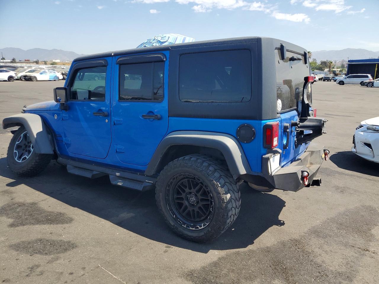 2015 Jeep Wrangler Unlimited Sport Синий vin: 1C4BJWDG9FL570506