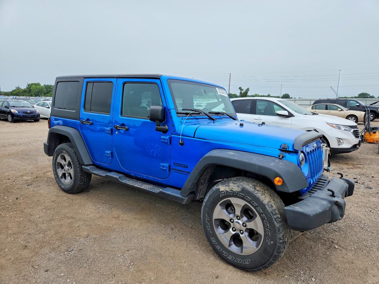 2015 Jeep Wrangler Unlimited Sport Blue vin: 1C4BJWDG9FL675966