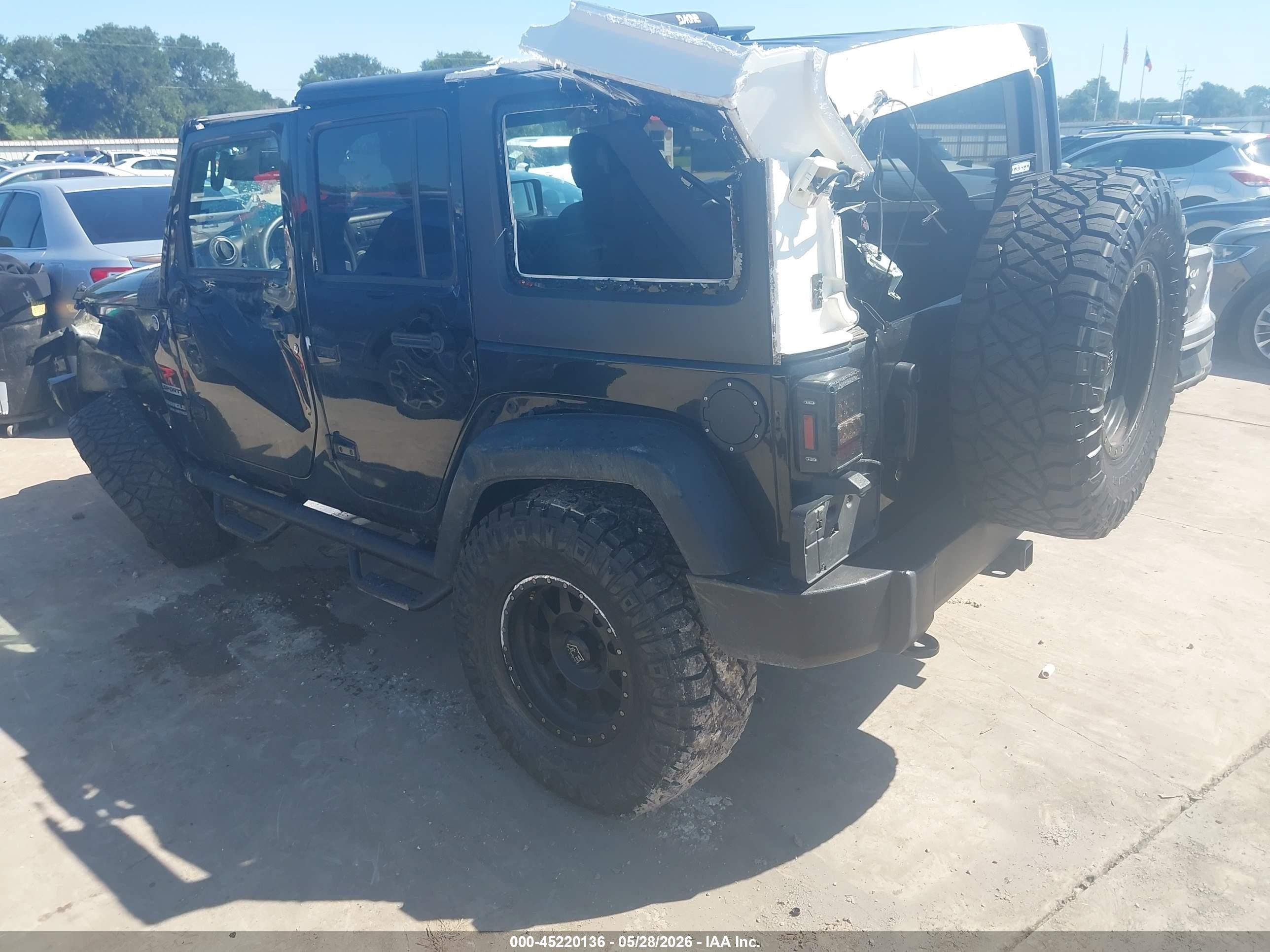 2015 Jeep Wrangler Unlimited Sport Black vin: 1C4BJWDG9FL742274
