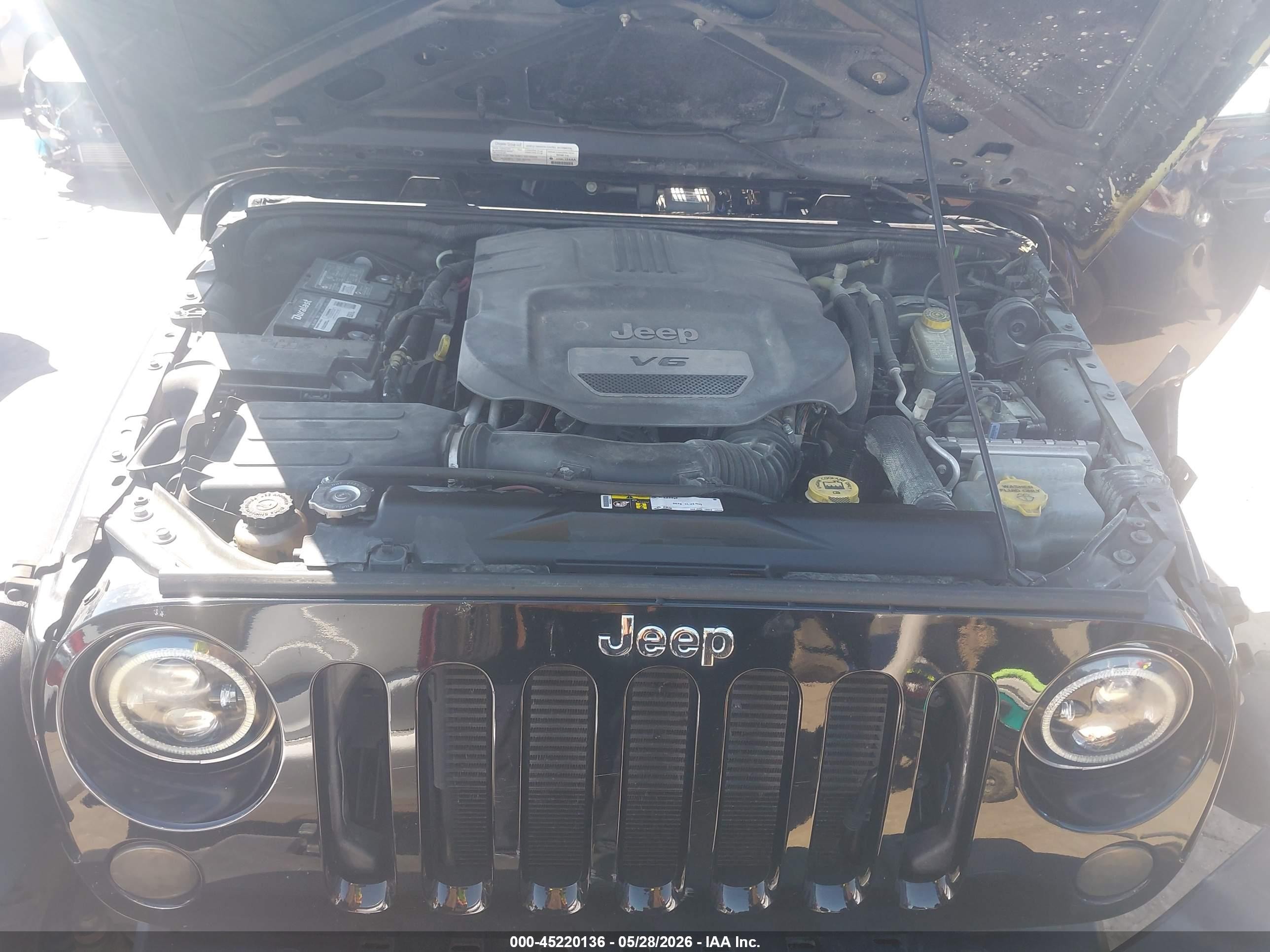2015 Jeep Wrangler Unlimited Sport Black vin: 1C4BJWDG9FL742274