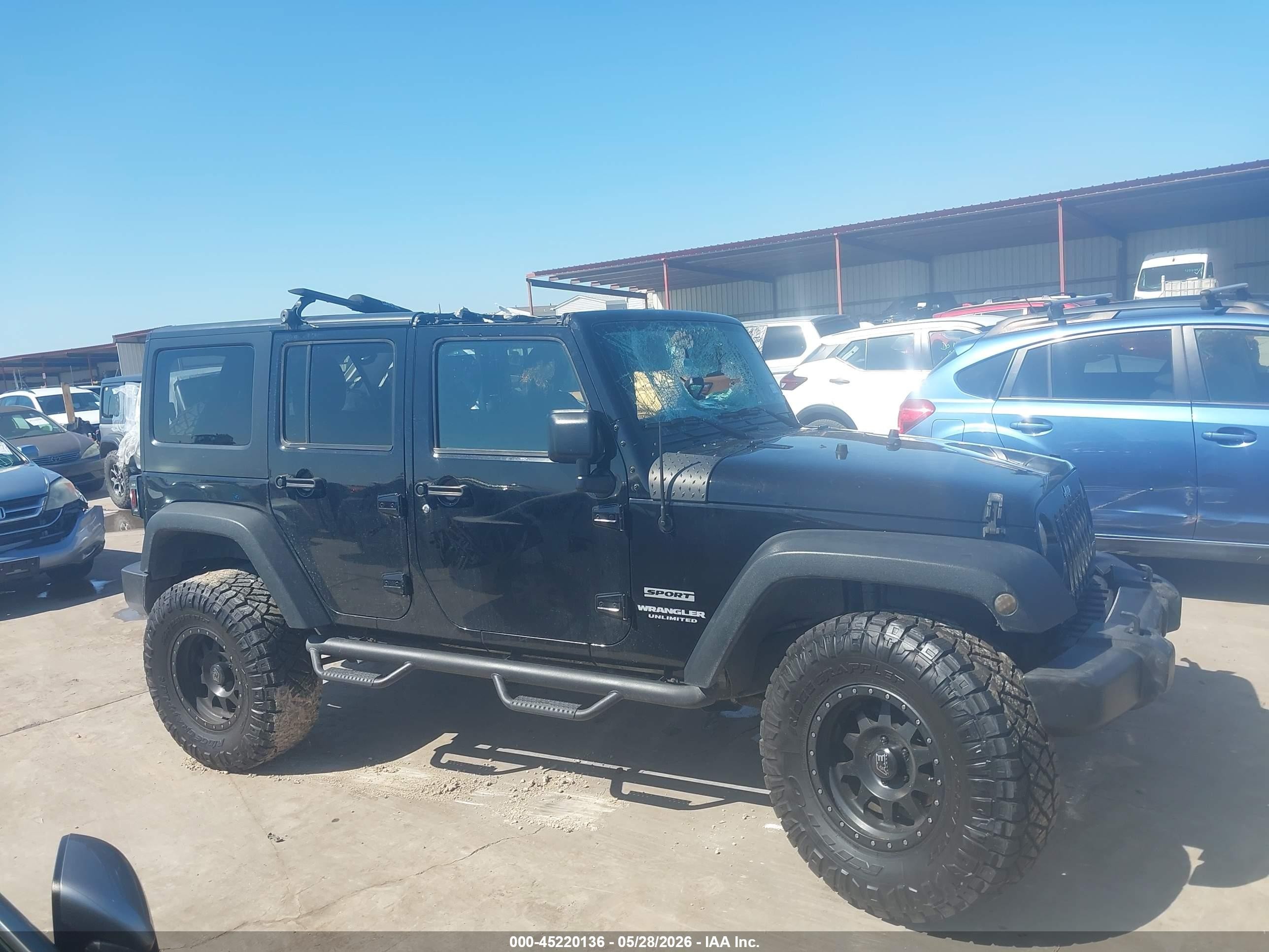 2015 Jeep Wrangler Unlimited Sport Black vin: 1C4BJWDG9FL742274
