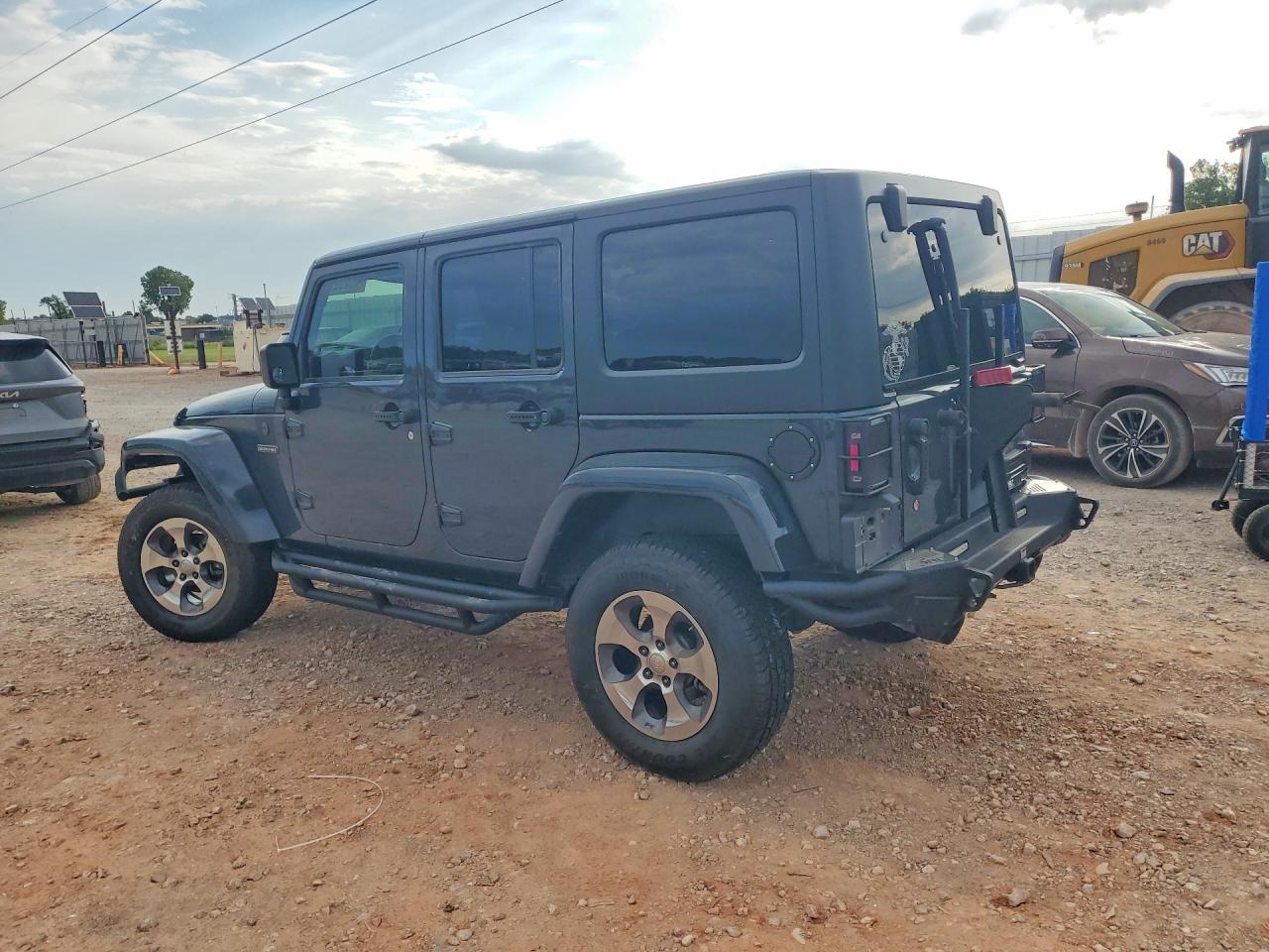 2017 Jeep Wrangler Unlimited Sport Gray vin: 1C4BJWDG9HL589124