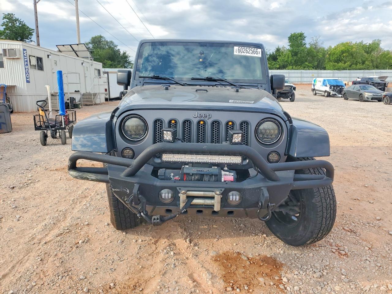 2017 Jeep Wrangler Unlimited Sport Gray vin: 1C4BJWDG9HL589124