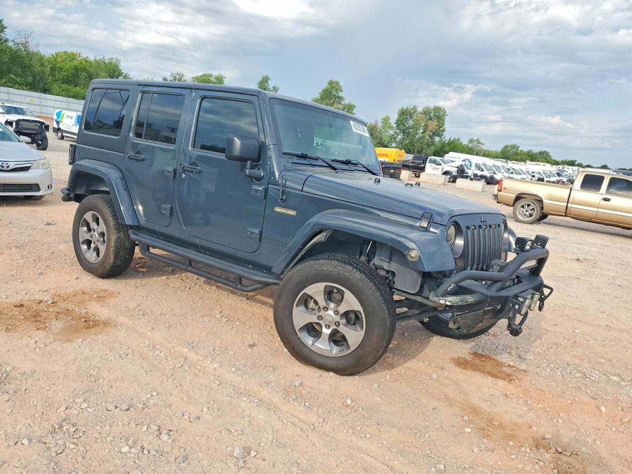 2017 Jeep Wrangler Unlimited Sport Gray vin: 1C4BJWDG9HL589124