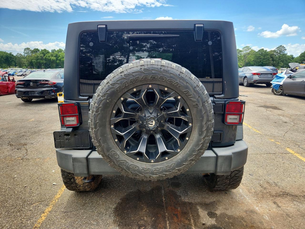 2018 Jeep Wrangler Unlimited Sport Серый vin: 1C4BJWDG9JL831058