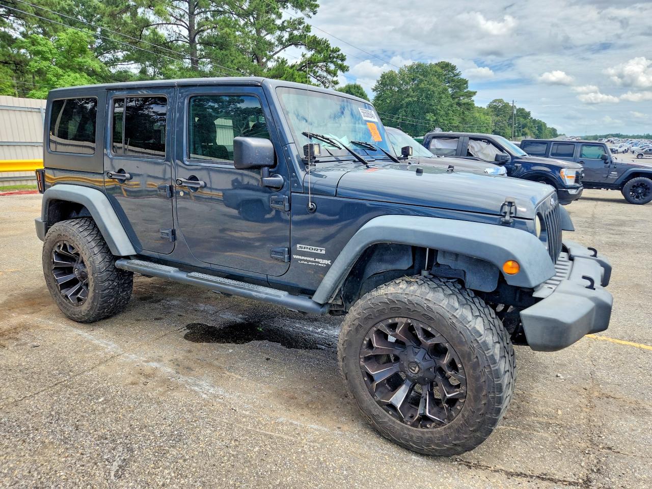 2018 Jeep Wrangler Unlimited Sport Серый vin: 1C4BJWDG9JL831058