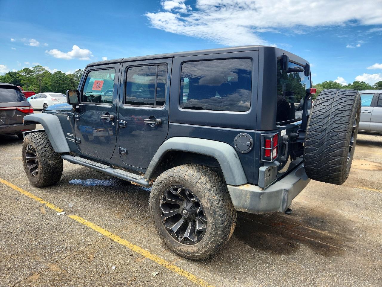 2018 Jeep Wrangler Unlimited Sport Серый vin: 1C4BJWDG9JL831058