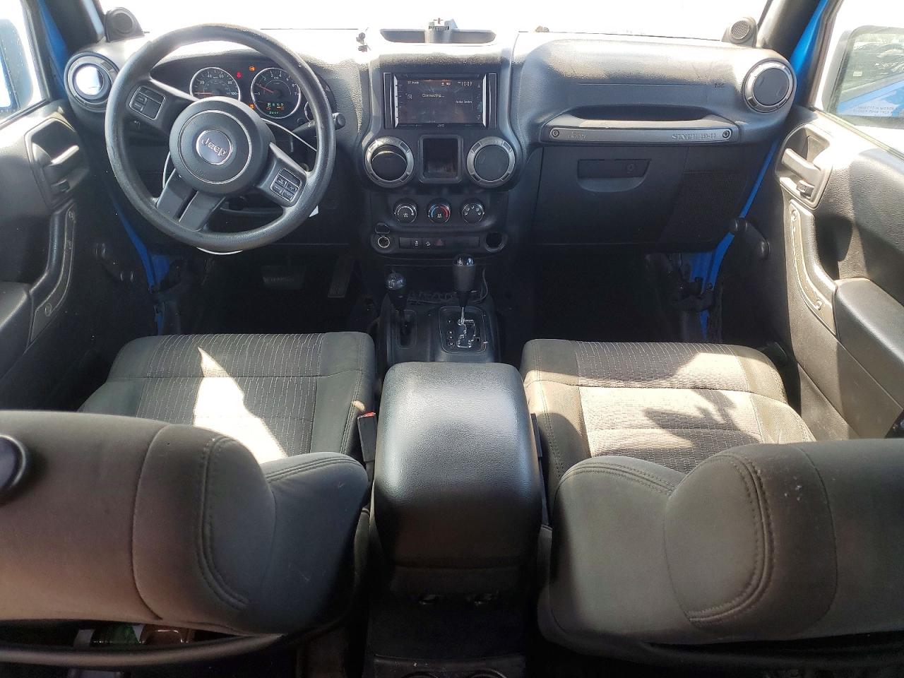 2012 Jeep Wrangler Unlimited Sport Blue vin: 1C4BJWDGXCL138776