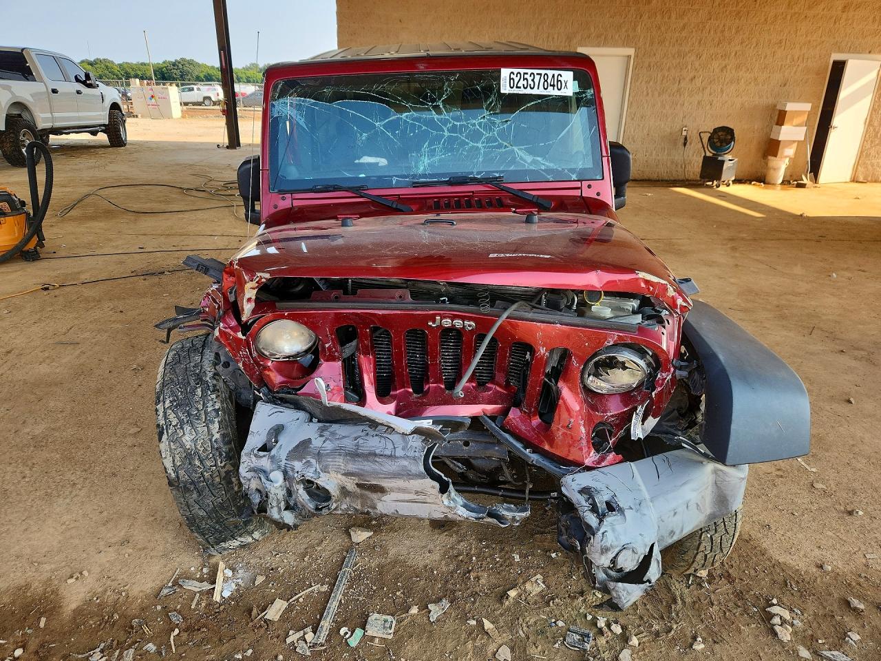 2012 Jeep Wrangler Unlimited Sport Красный vin: 1C4BJWDGXCL183040