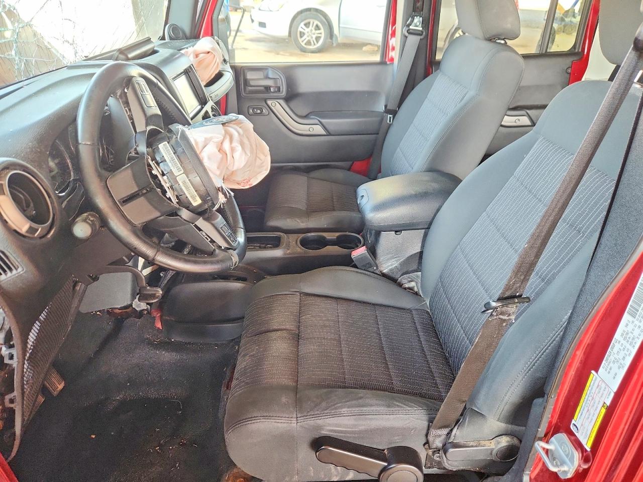 2012 Jeep Wrangler Unlimited Sport Красный vin: 1C4BJWDGXCL183040