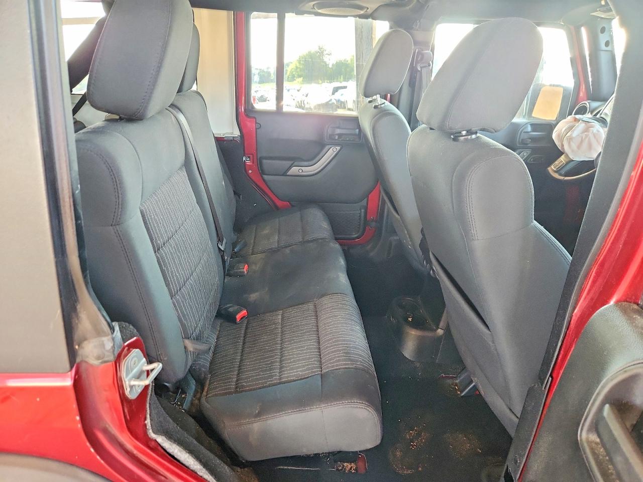 2012 Jeep Wrangler Unlimited Sport Красный vin: 1C4BJWDGXCL183040