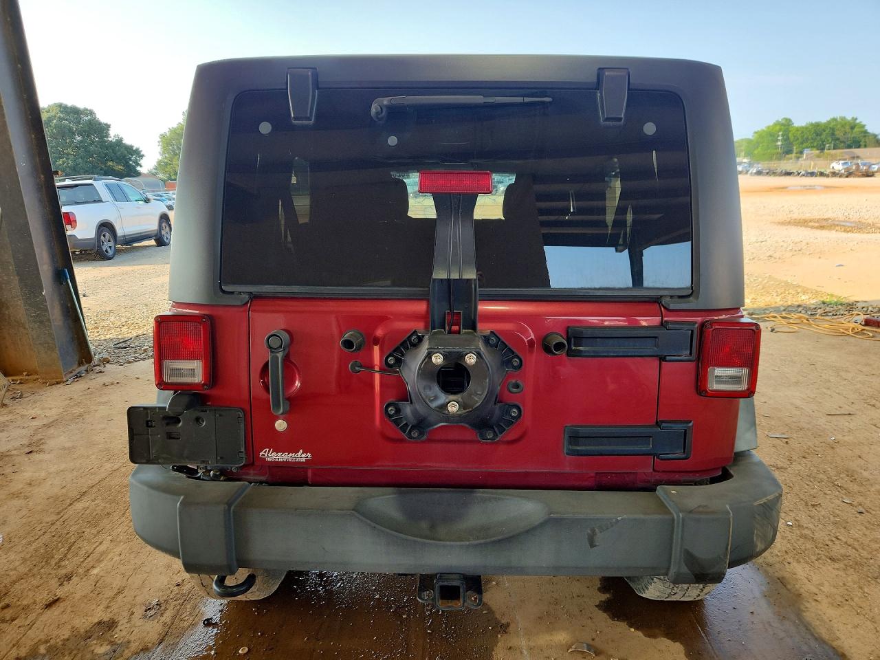 2012 Jeep Wrangler Unlimited Sport Красный vin: 1C4BJWDGXCL183040