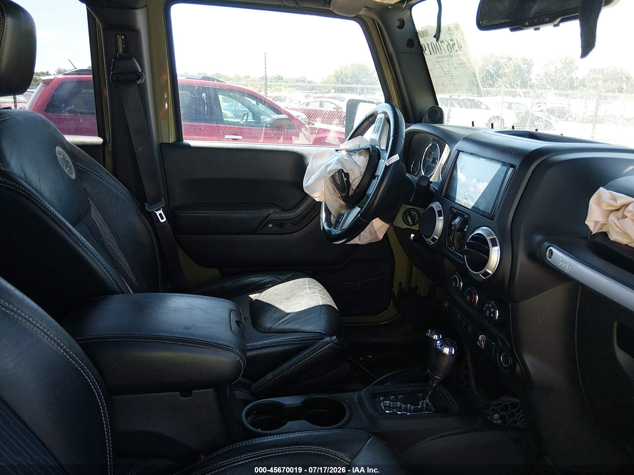 2013 Jeep Wrangler Unlimited Freedom Edition Green vin: 1C4BJWDGXDL618527