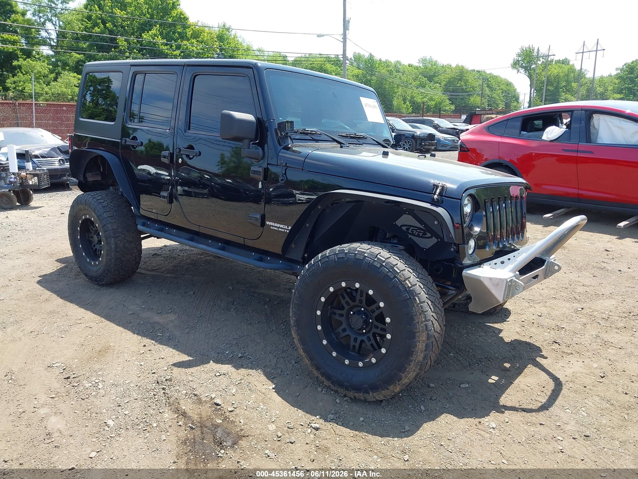 2013 Jeep Wrangler Unlimited Sport Black vin: 1C4BJWDGXDL667677