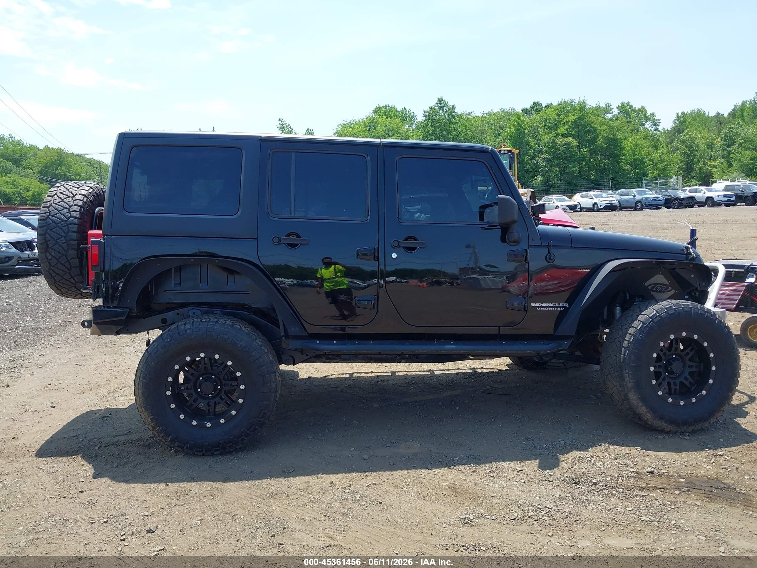 2013 Jeep Wrangler Unlimited Sport Black vin: 1C4BJWDGXDL667677