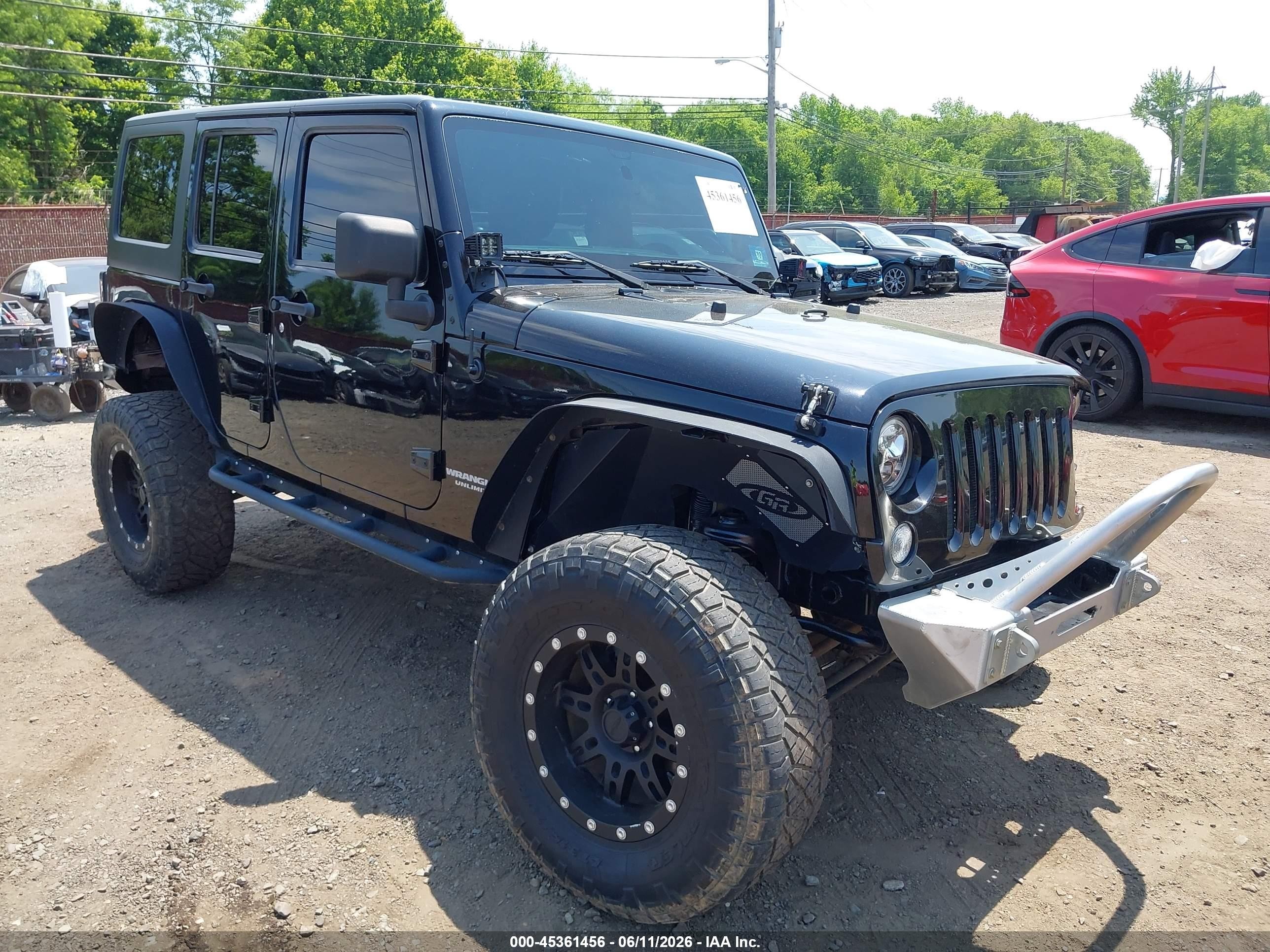 2013 Jeep Wrangler Unlimited Sport Black vin: 1C4BJWDGXDL667677