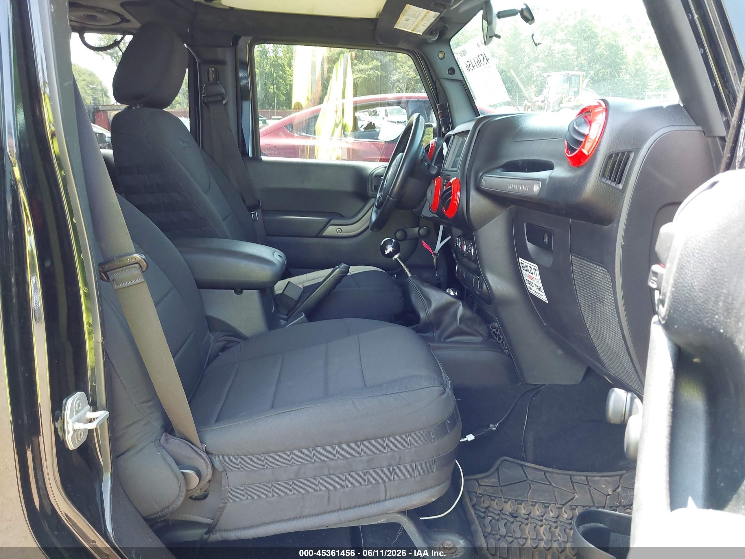 2013 Jeep Wrangler Unlimited Sport Black vin: 1C4BJWDGXDL667677