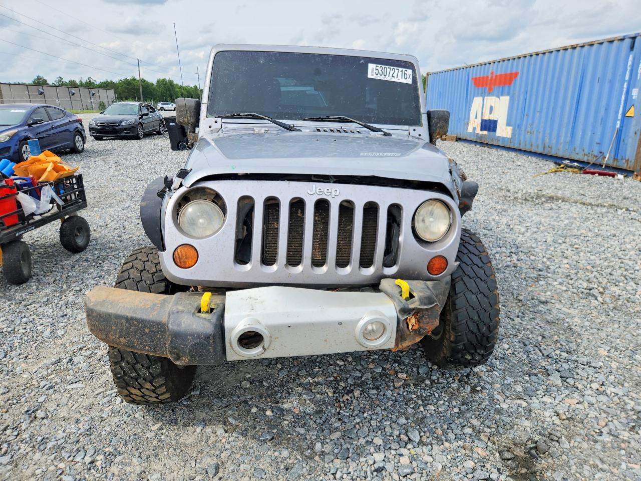 2013 Jeep Wrangler Unlimited Sport Gray vin: 1C4BJWDGXDL671227