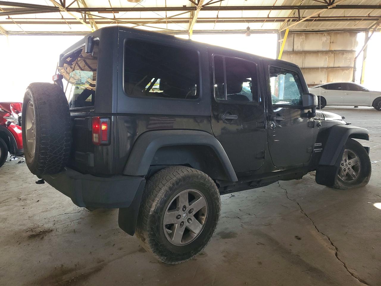 2013 Jeep Wrangler Unlimited Sport Black vin: 1C4BJWDGXDL677450
