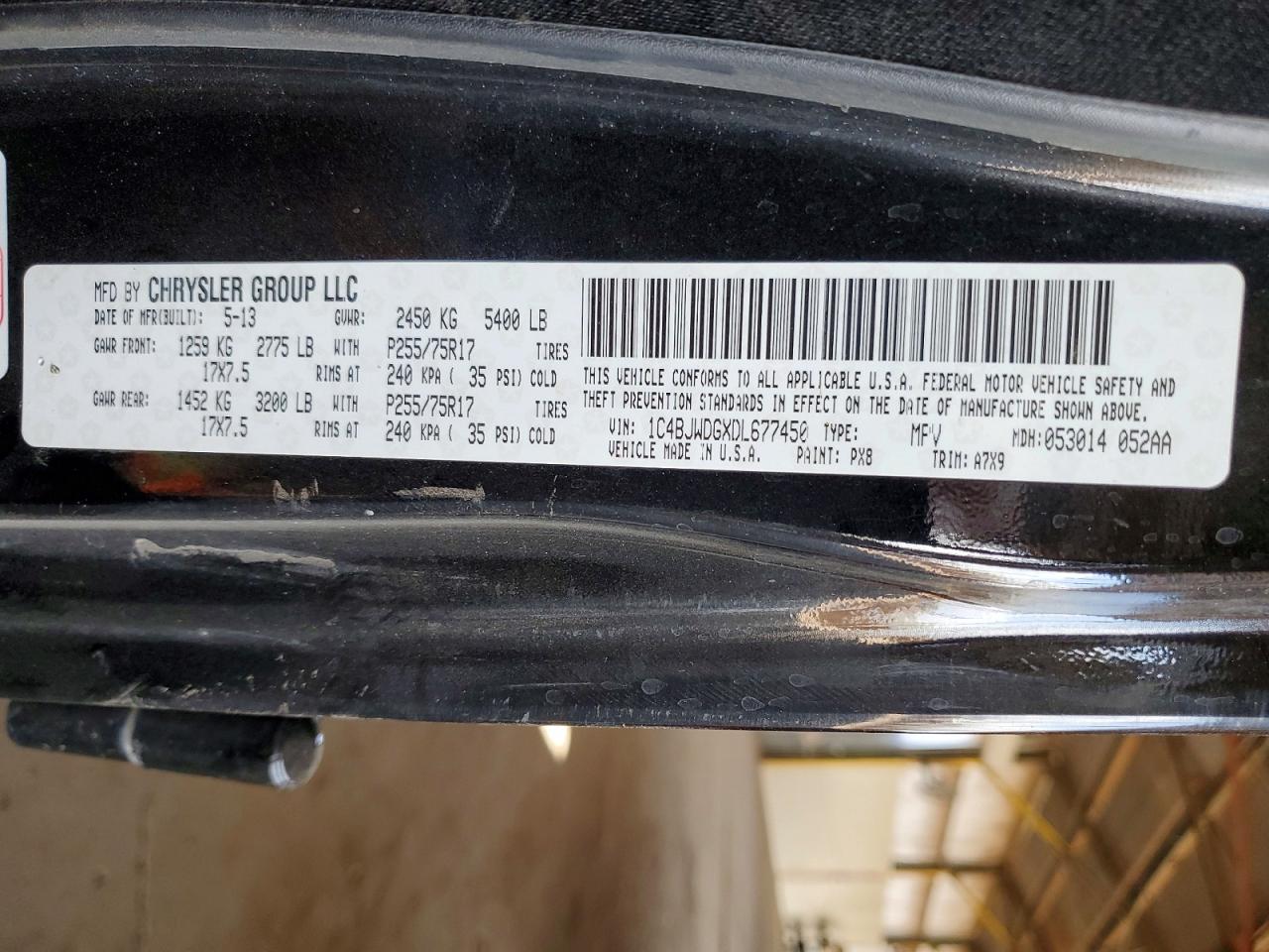 2013 Jeep Wrangler Unlimited Sport Black vin: 1C4BJWDGXDL677450