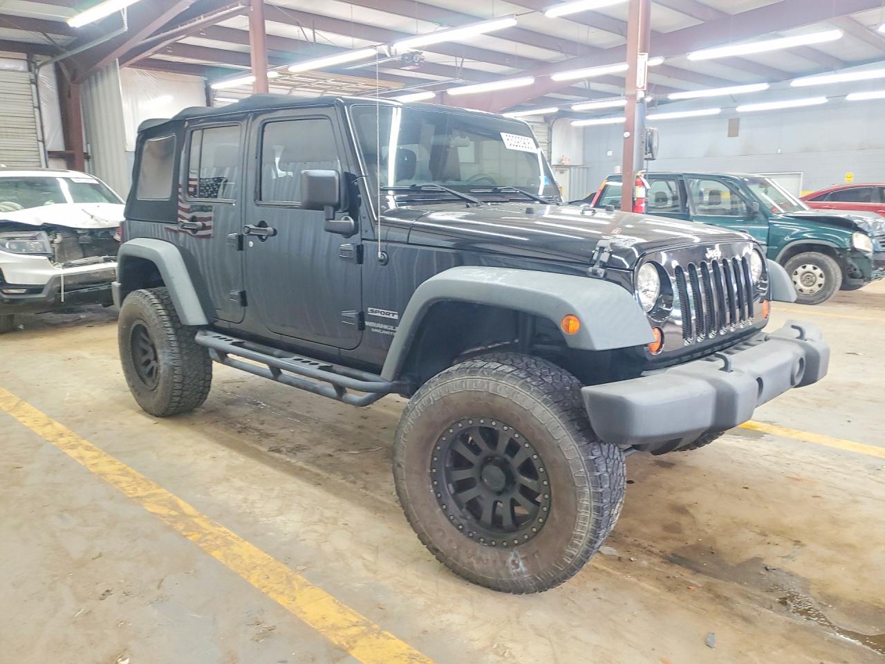 2013 Jeep Wrangler Unlimited Sport Black vin: 1C4BJWDGXDL704159