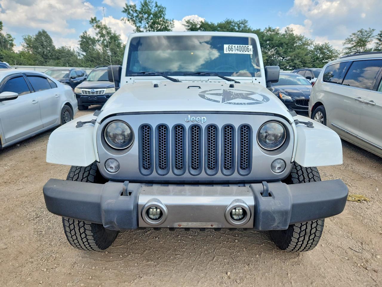 2014 Jeep Wrangler Unlimited Sport Белый vin: 1C4BJWDGXEL196051