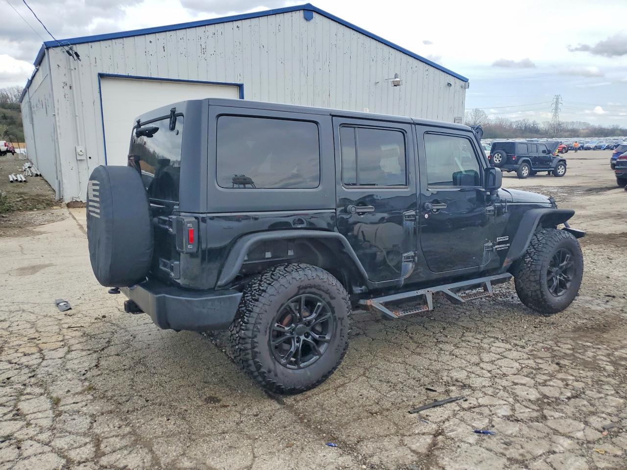 2014 Jeep Wrangler Unlimited Sport Black vin: 1C4BJWDGXEL202110