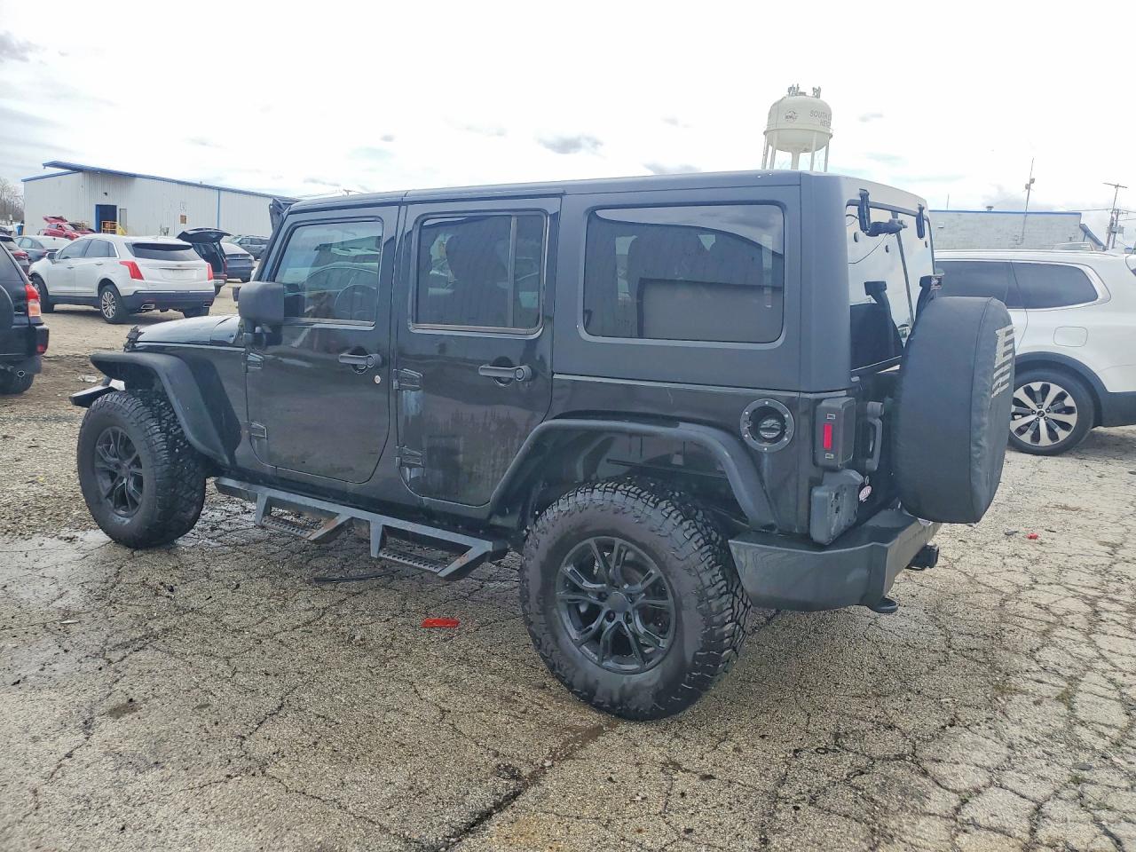 2014 Jeep Wrangler Unlimited Sport Black vin: 1C4BJWDGXEL202110