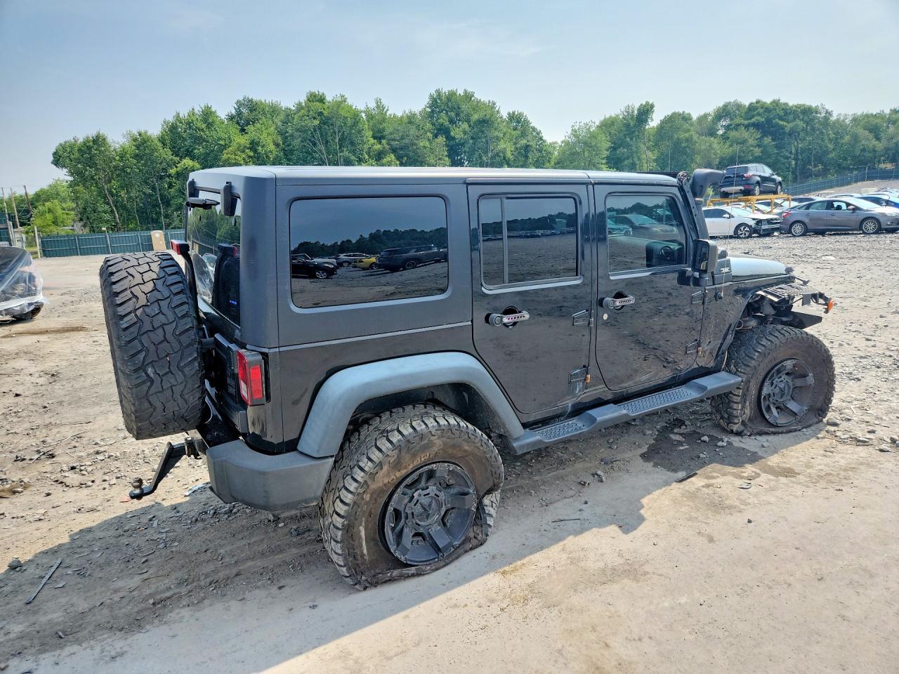 2014 Jeep Wrangler Unlimited Sport Black vin: 1C4BJWDGXEL210255
