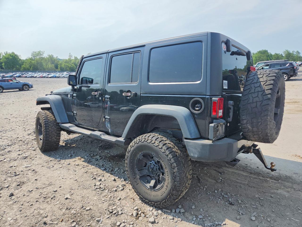 2014 Jeep Wrangler Unlimited Sport Black vin: 1C4BJWDGXEL210255