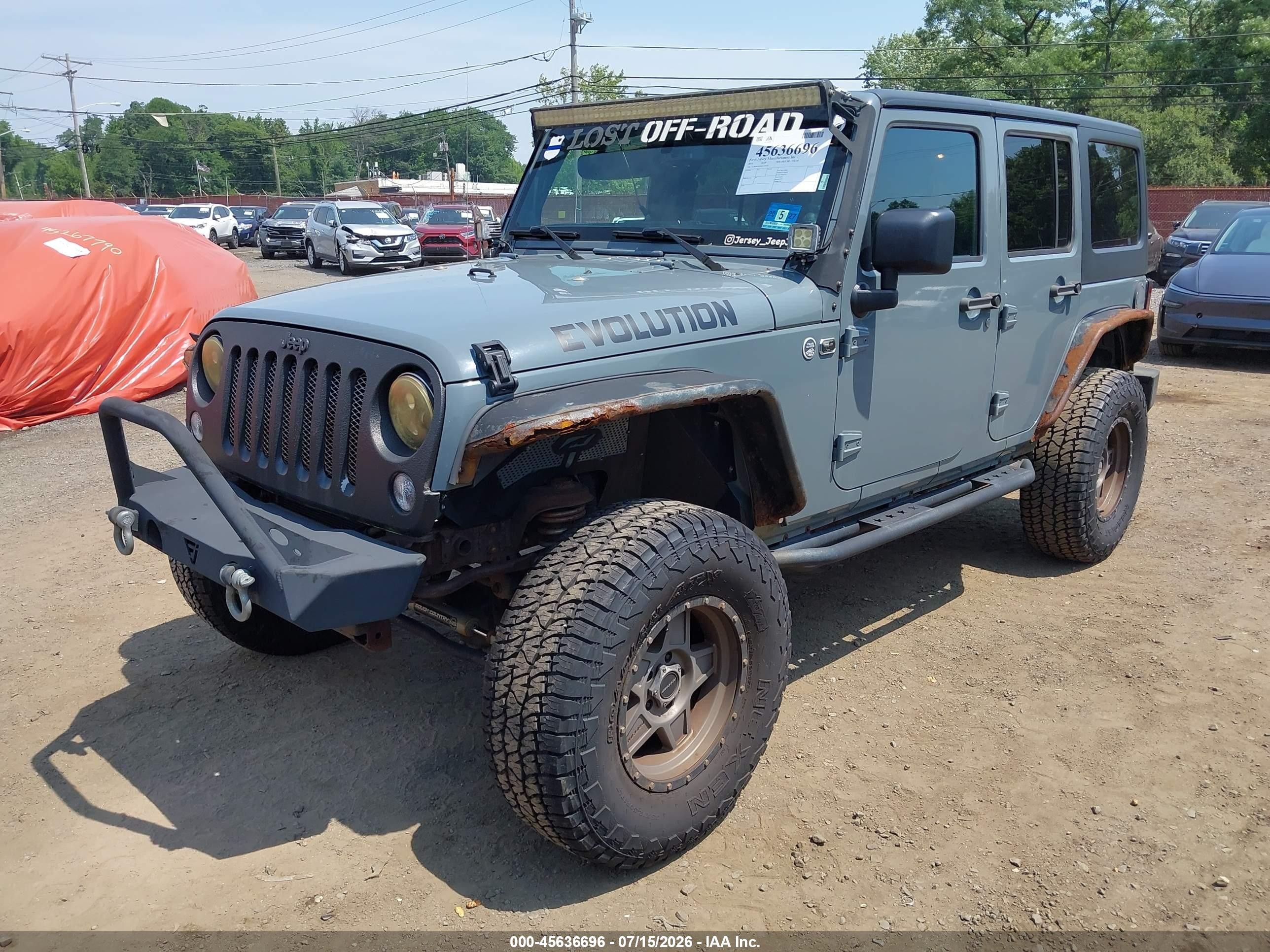 2014 Jeep Wrangler Unlimited Sport Gray vin: 1C4BJWDGXEL277793