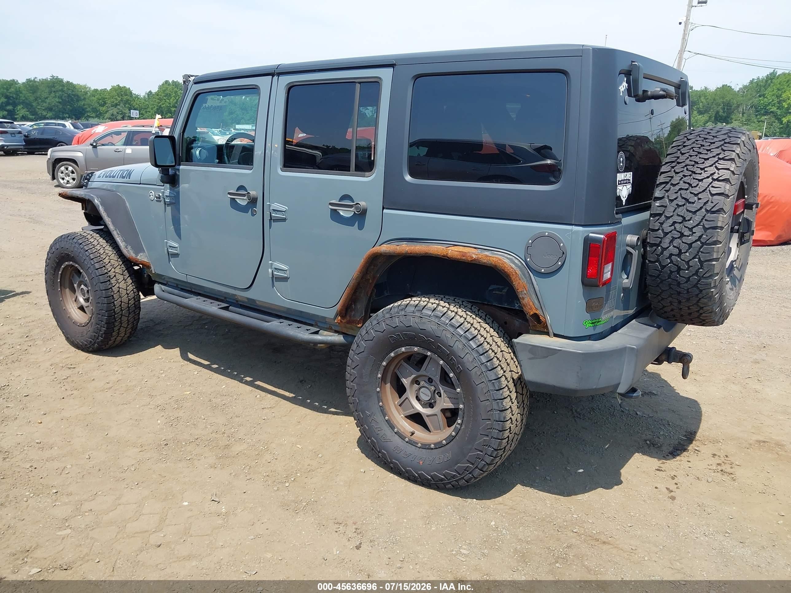2014 Jeep Wrangler Unlimited Sport Gray vin: 1C4BJWDGXEL277793