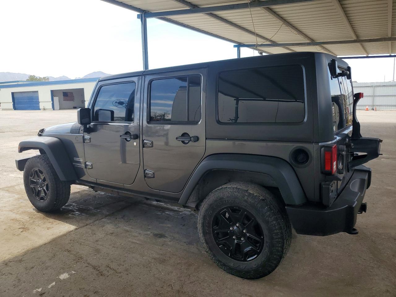 2014 Jeep Wrangler Unlimited Sport Серый vin: 1C4BJWDGXEL299289