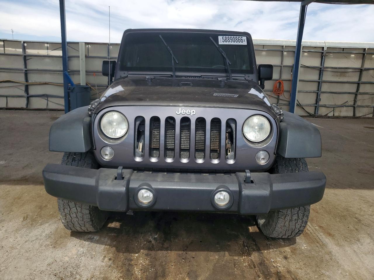 2014 Jeep Wrangler Unlimited Sport Серый vin: 1C4BJWDGXEL299289