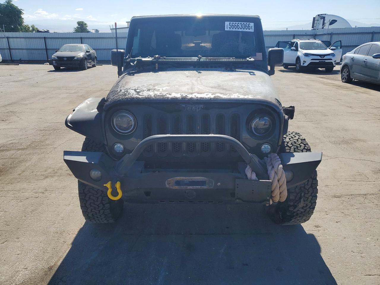 2015 Jeep Wrangler Unlimited Sport Green vin: 1C4BJWDGXFL592398