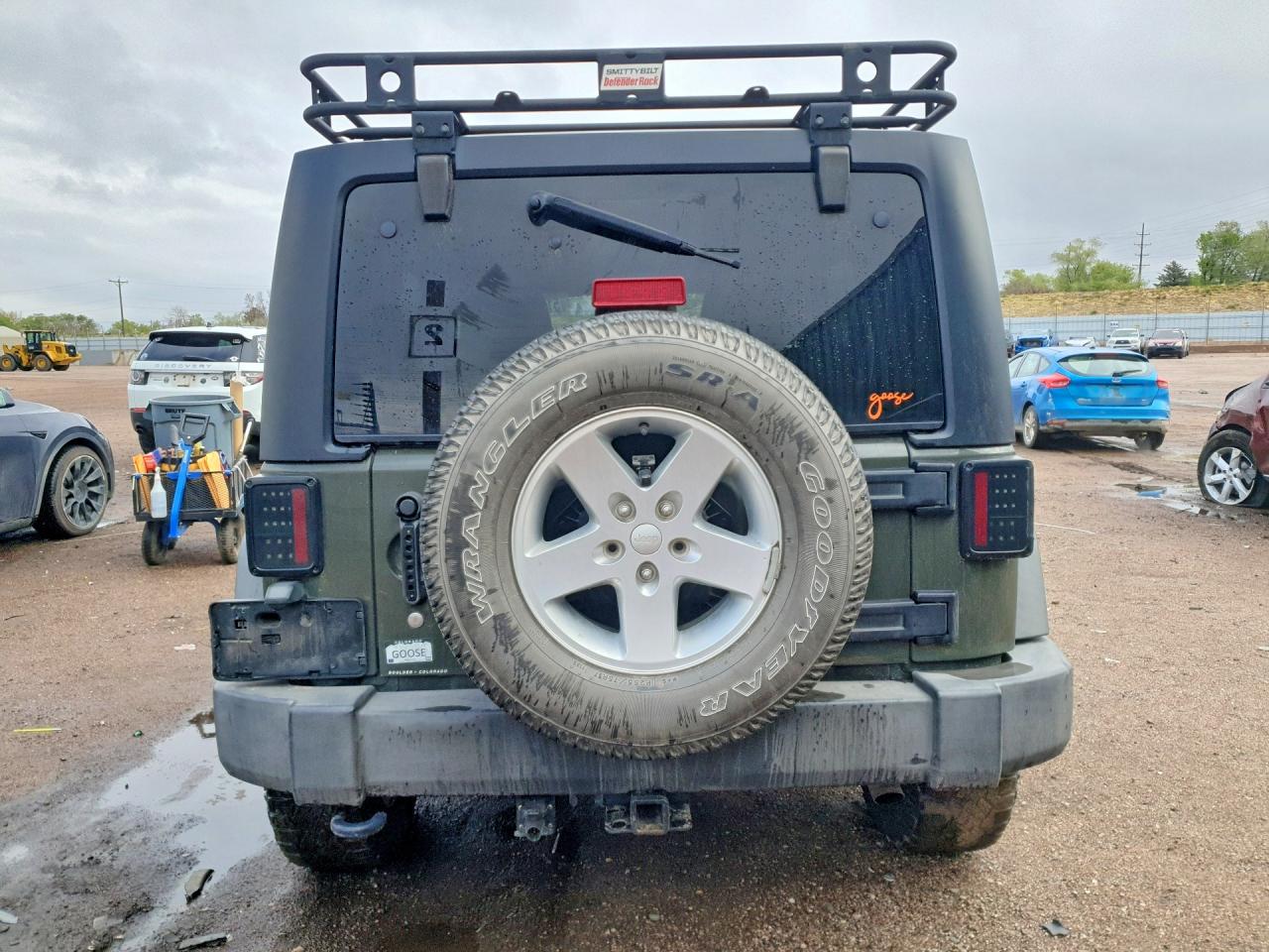 2015 Jeep Wrangler Unlimited Sport Green vin: 1C4BJWDGXFL728481