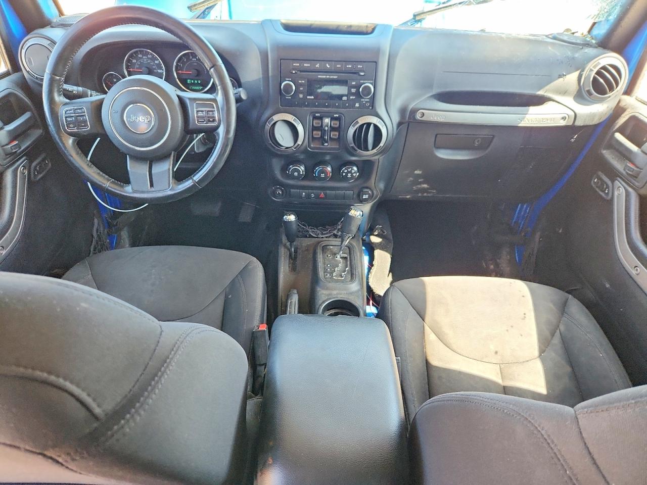 2015 Jeep Wrangler Unlimited Sport Синий vin: 1C4BJWDGXFL744342