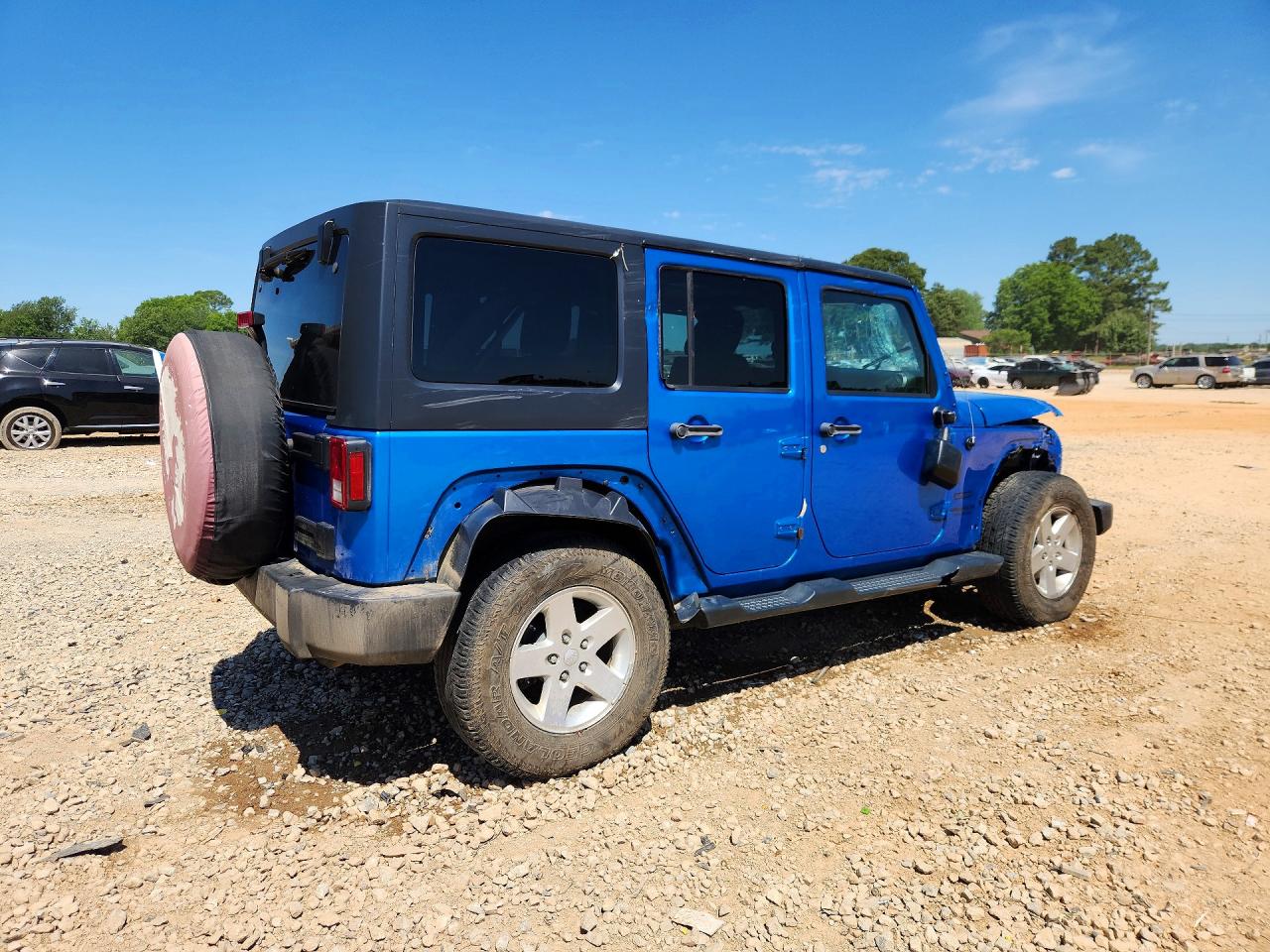 2015 Jeep Wrangler Unlimited Sport Синий vin: 1C4BJWDGXFL744342
