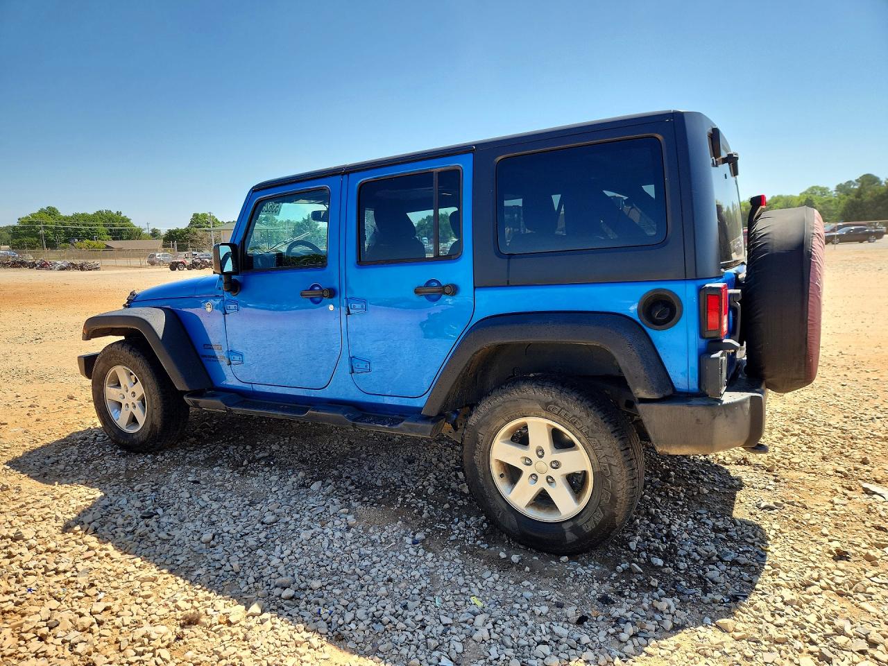 2015 Jeep Wrangler Unlimited Sport Синий vin: 1C4BJWDGXFL744342