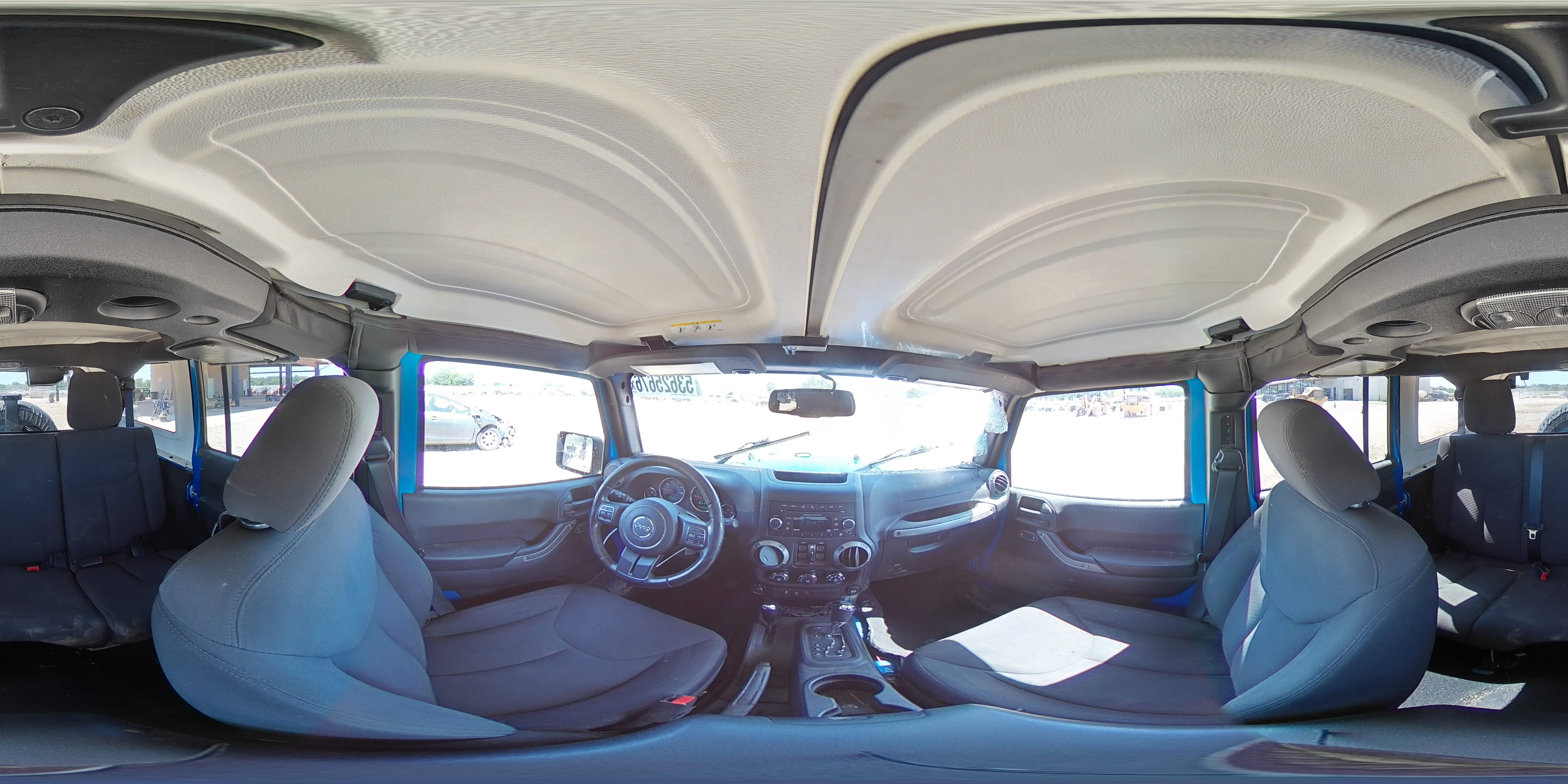 2015 Jeep Wrangler Unlimited Sport Синий vin: 1C4BJWDGXFL744342