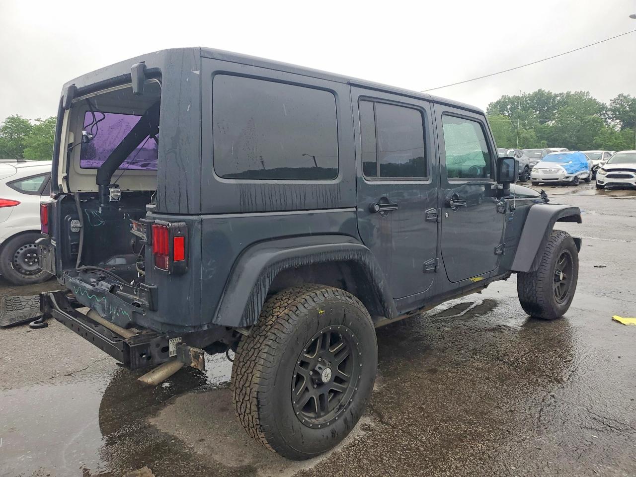 2016 Jeep Wrangler Unlimited Sport Blue vin: 1C4BJWDGXGL246031