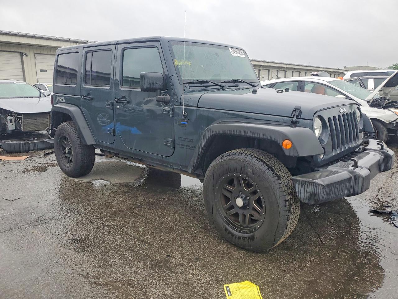 2016 Jeep Wrangler Unlimited Sport Blue vin: 1C4BJWDGXGL246031