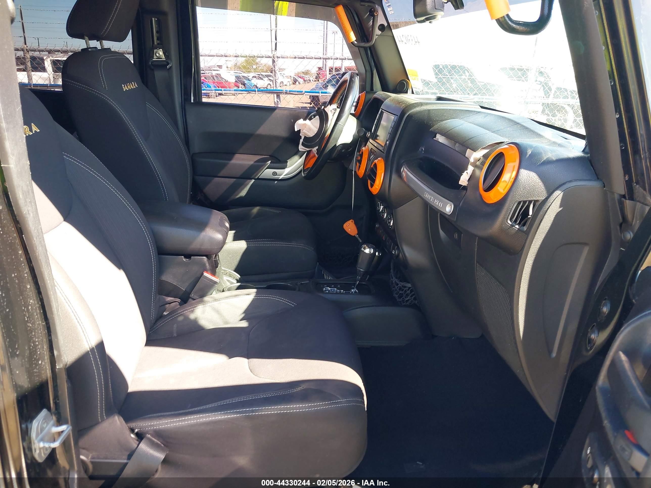 2013 Jeep Wrangler Unlimited Sahara Black vin: 1C4BJWEG0DL505054