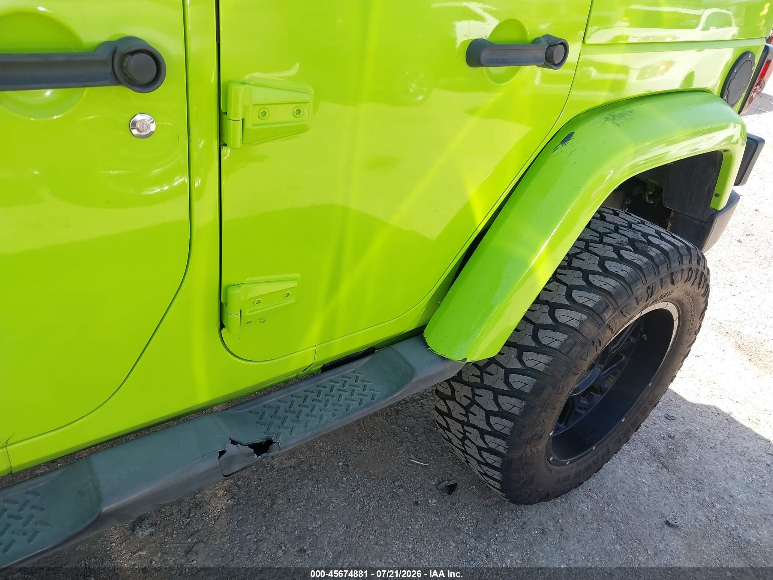 2013 Jeep Wrangler Unlimited Sahara Green vin: 1C4BJWEG0DL542167