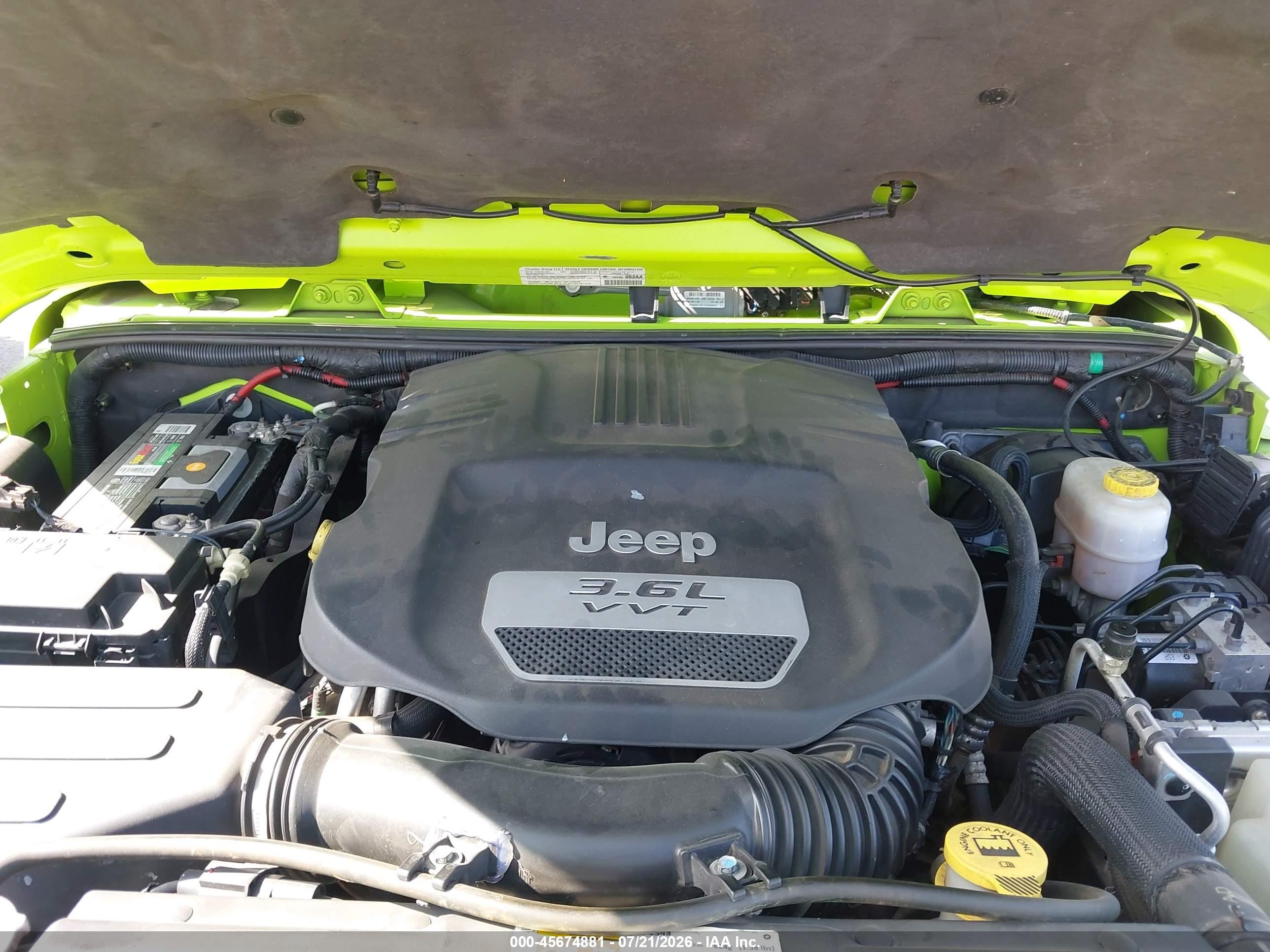 2013 Jeep Wrangler Unlimited Sahara Green vin: 1C4BJWEG0DL542167