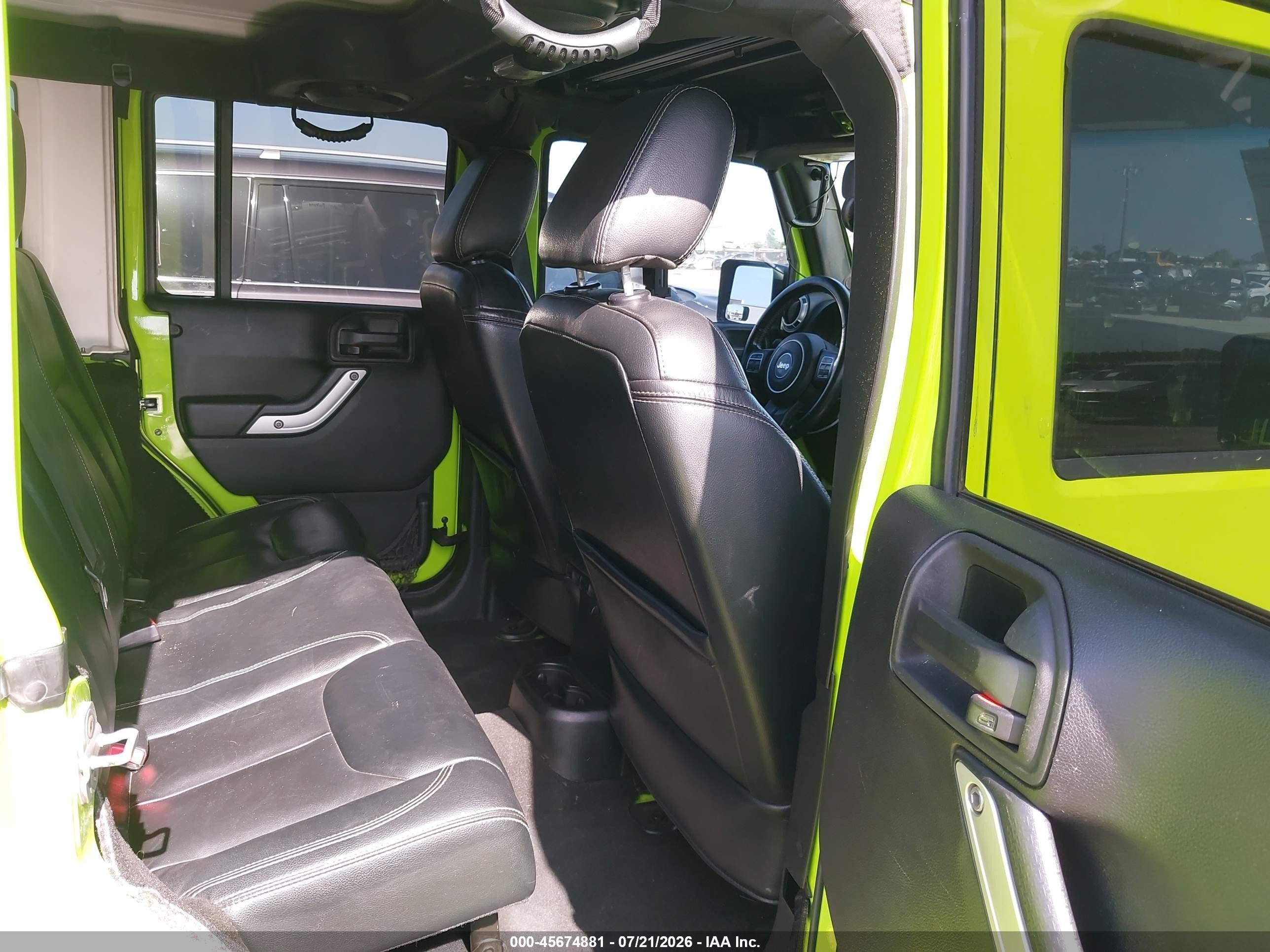 2013 Jeep Wrangler Unlimited Sahara Green vin: 1C4BJWEG0DL542167