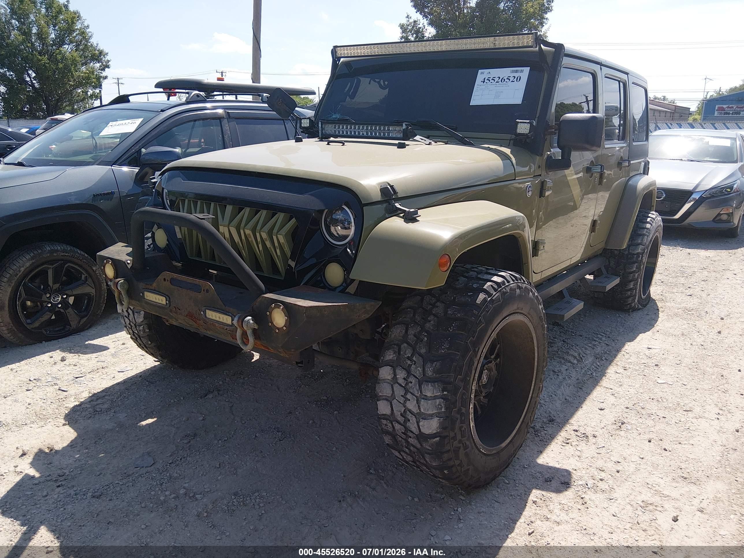 2013 Jeep Wrangler Unlimited Sahara Green vin: 1C4BJWEG0DL590137