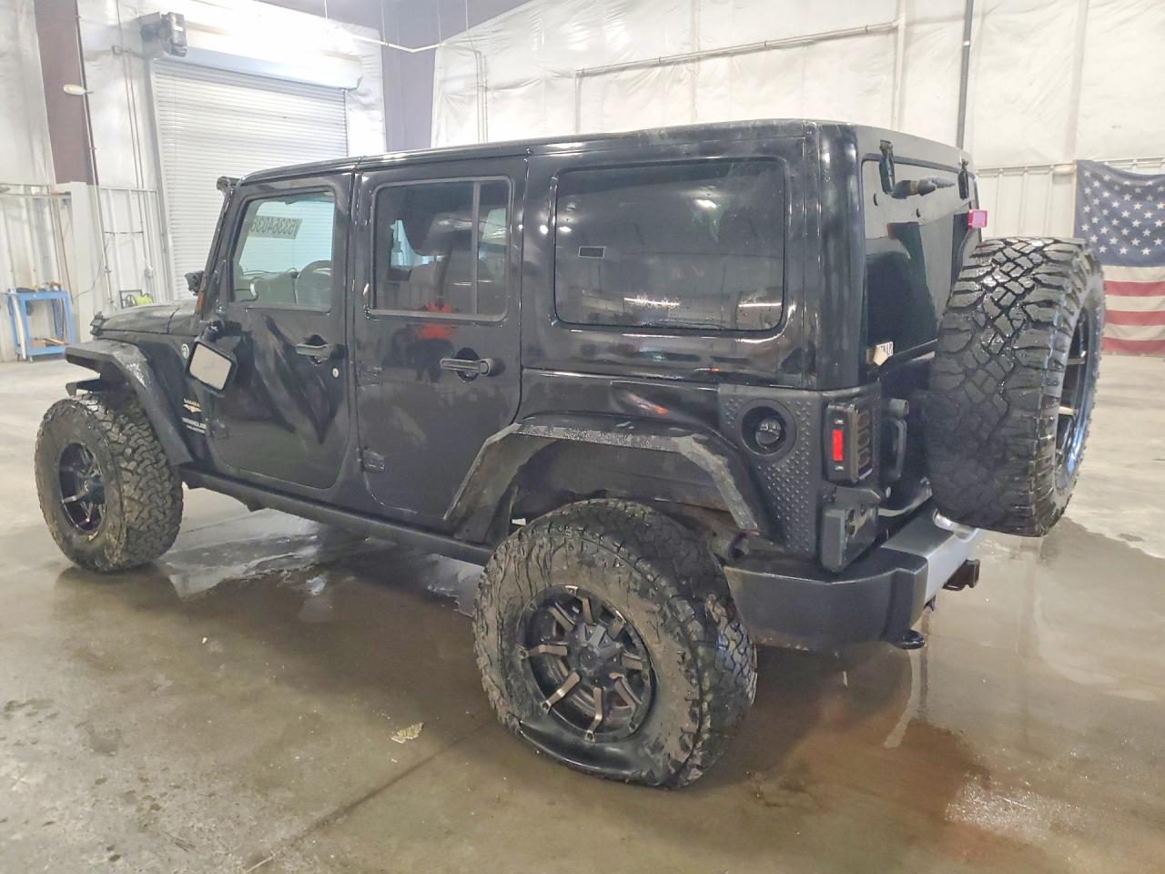 2013 Jeep Wrangler Unlimited Sahara Black vin: 1C4BJWEG0DL646089
